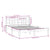 Bed Frame without Mattress Black 135x190 cm Solid Wood