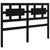 Bed Frame without Mattress Black 135x190 cm Solid Wood