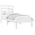 Bed Frame without Mattress White Solid Wood 90x190 cm