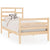 Bed Frame without Mattress Solid Wood 90x190 cm