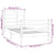 Bed Frame without Mattress Solid Wood 90x190 cm