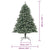 Artificial Christmas Tree with Stand 180 cm PVC