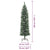 Artificial Slim Christmas Tree with Stand 150 cm PVC
