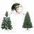 Artificial Slim Christmas Tree with Stand 180 cm PVC