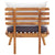 4 Piece Garden Lounge Set with Cushions Solid Wood Acacia
