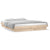 LED Bed Frame without Mattress 150x200 cm Solid Wood