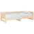 Pull-out Day Bed without Mattress Solid Wood Pine 2x(90x190) cm