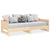 Pull-out Day Bed without Mattress Solid Wood Pine 2x(90x190) cm