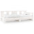 Pull-out Day Bed without Mattress White 2x(90x190) cm