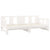 Pull-out Day Bed without Mattress White 2x(90x190) cm