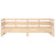 Pull-out Day Bed without Mattress Solid Wood Pine 2x(90x190) cm