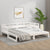 Pull-out Day Bed without Mattress White 2x(90x190) cm