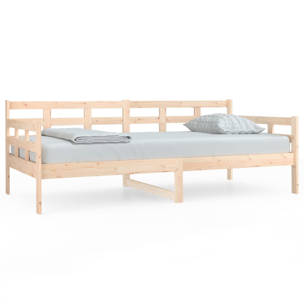 Day Bed without Mattress Solid Wood Pine 90x190 cm