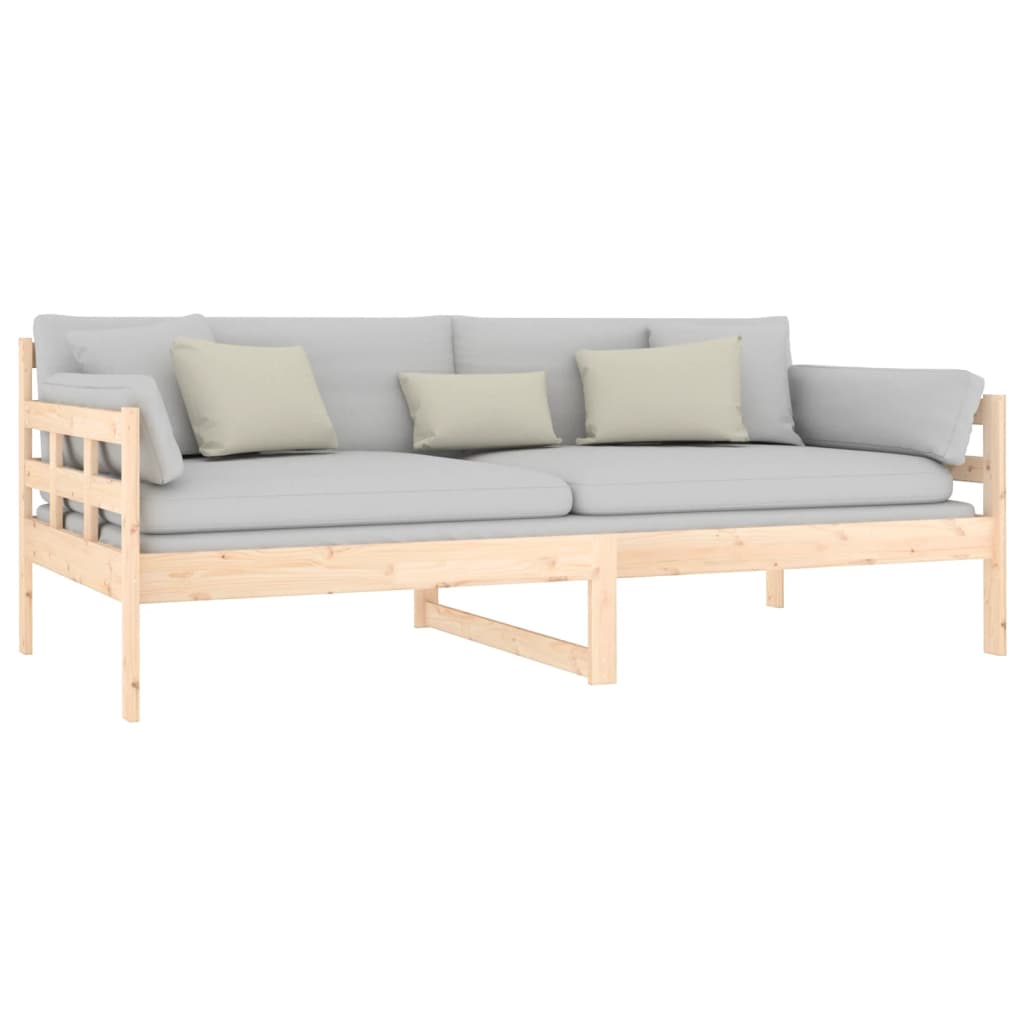 Day Bed without Mattress Solid Wood Pine 90x190 cm
