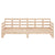 Pull-out Day Bed without Mattress Solid Wood Pine 2x(90x190) cm