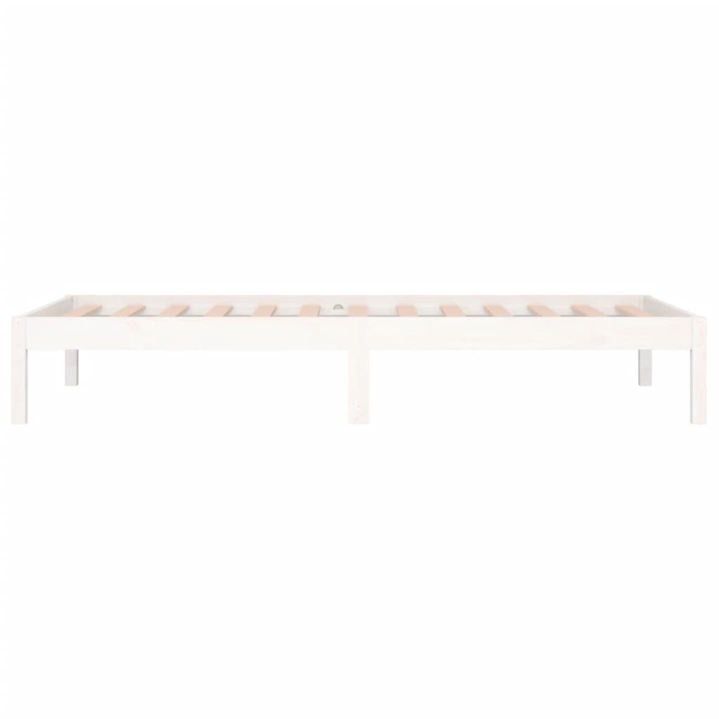 Day Bed without Mattress White 90x190 cm Solid Wood Pine