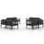 8 Piece Garden Lounge Set with Cushions Aluminium Anthracite