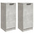 Sideboards 2 pcs Concrete Grey 30x30x70 cm Engineered Wood