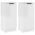Sideboards 2 pcs High Gloss White 30x30x70 cm Engineered Wood