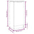 Sideboards 2 pcs High Gloss White 30x30x70 cm Engineered Wood