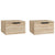 Wall-mounted Bedside Cabinets 2 pcs Sonoma Oak 34x30x20 cm