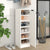 Shoe Cabinet White 30x35x100 cm Engineered Wood