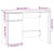 Desk White 100x50x75 cm Engineered Wood