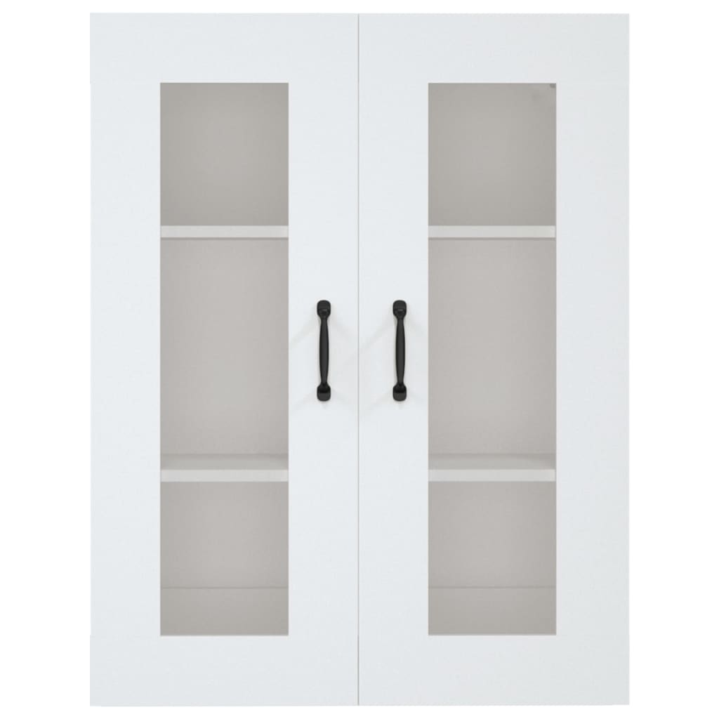 Hanging Wall Cabinet White 69.5x34x90 cm