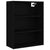 Hanging Wall Cabinet Black 69.5x32.5x90 cm