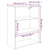 Hanging Wall Cabinet Black 69.5x32.5x90 cm