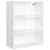 Hanging Wall Cabinet High Gloss White 69.5x32.5x90 cm