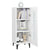 Sideboard White 34.5x34x90 cm Engineered Wood