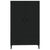 Highboard Black 70x31x115 cm Engineered Wood