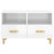 TV Cabinet High Gloss White 80x36x50 cm Engineered Wood