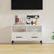 TV Cabinet High Gloss White 80x36x50 cm Engineered Wood