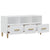 TV Cabinet High Gloss White 102x36x50 cm Engineered Wood