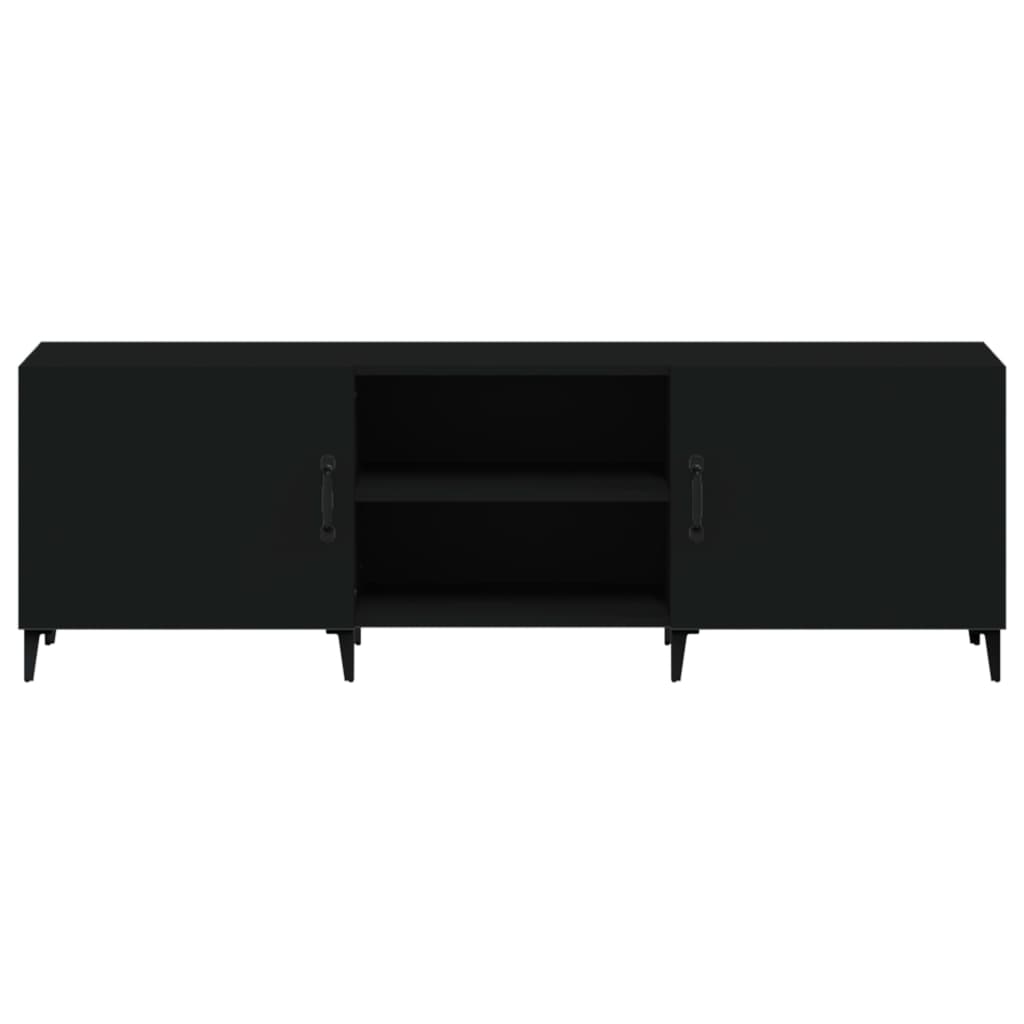 TV Cabinet Black 150x30x50 cm Engineered Wood