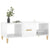 Coffee Table High Gloss White 102x50x40 cm Engineered Wood