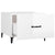 Coffee Tables with Metal Legs 2 pcs High Gloss White 50x50x40 cm