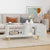 Coffee Table White 90x50x40 cm Engineered Wood