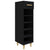 Shoe Cabinet Black 30x35x105 cm Engineered Wood