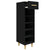 Shoe Cabinet Black 30x35x105 cm Engineered Wood