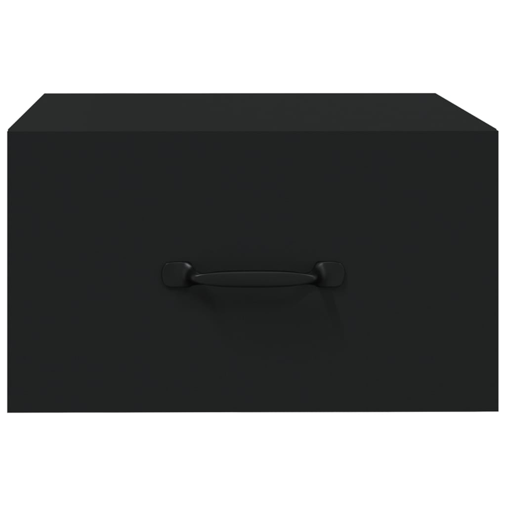 Wall-mounted Bedside Cabinets 2 pcs Black 35x35x20 cm