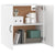 Wall Cabinet White 60x31x60 cm Engineered Wood