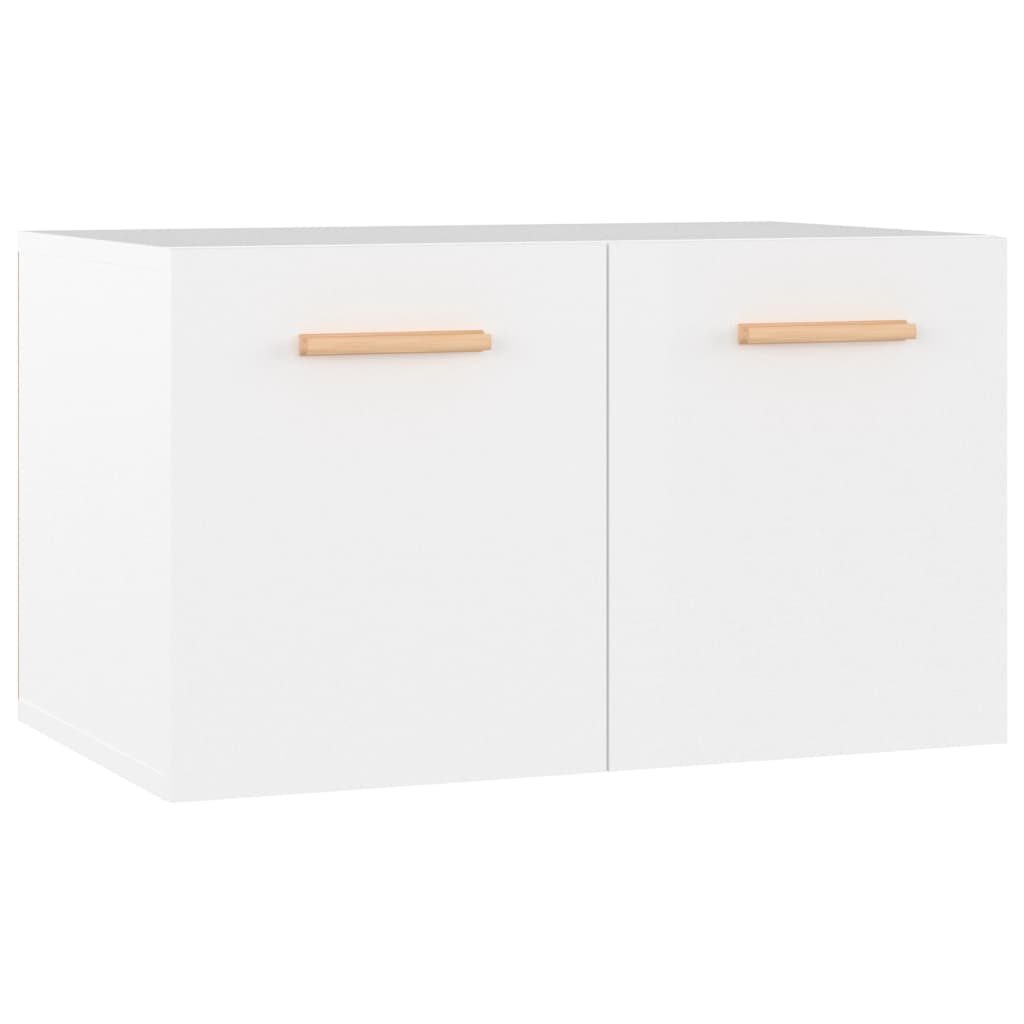 Wall Cabinet High Gloss White 60x36.5x35 cm Engineered Wood