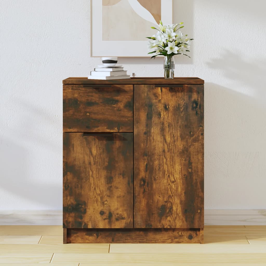 Sideboard Smoked Oak 60x30x70 cm Engineered Wood