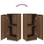 Sideboards 2 pcs Brown Oak 30x30x70 cm Engineered Wood