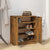 Shoe Cabinet Smoked Oak 59x35x70 cm Engineered Wood