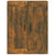 Hanging Wall Cabinet Smoked Oak 69.5x32.5x90 cm