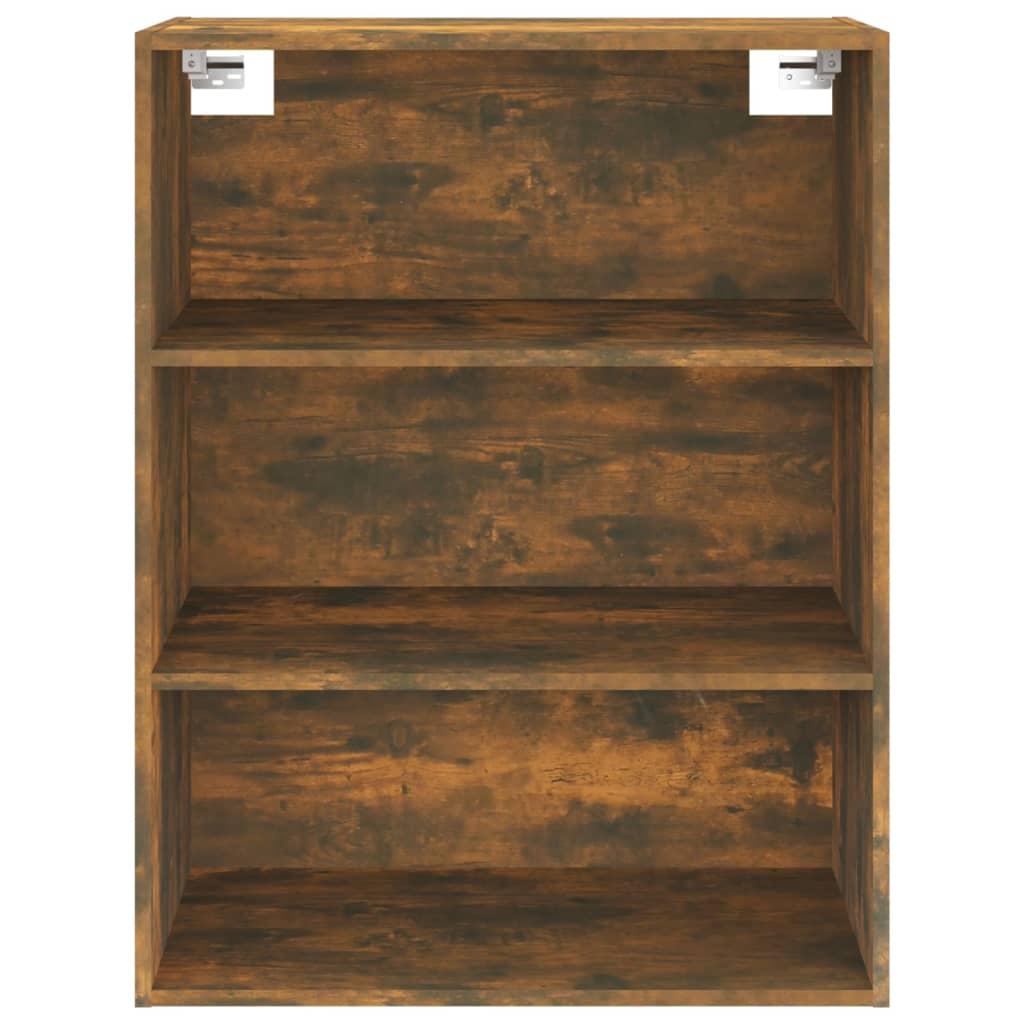 Hanging Wall Cabinet Smoked Oak 69.5x32.5x90 cm